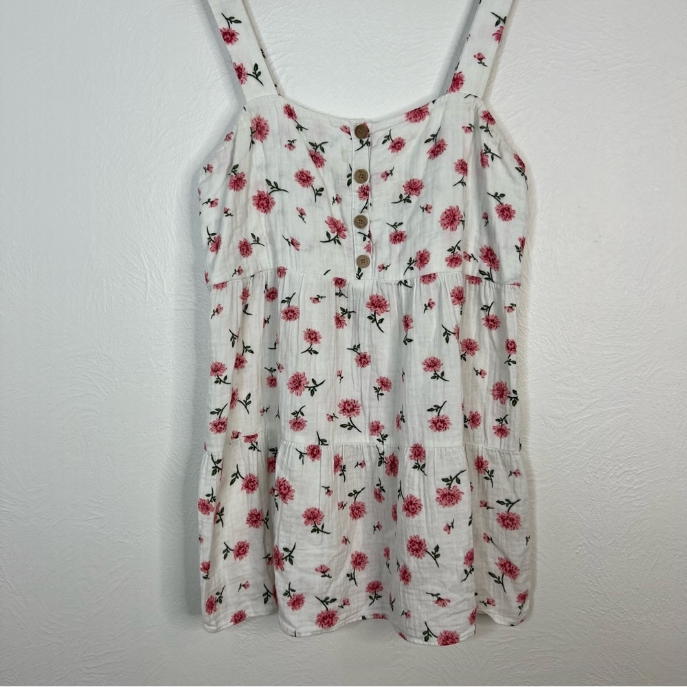 Show Me Your Mumu Marisa Floral Print Mini Dress Lightweight Cotton Size S Small - Picture 4 of 14